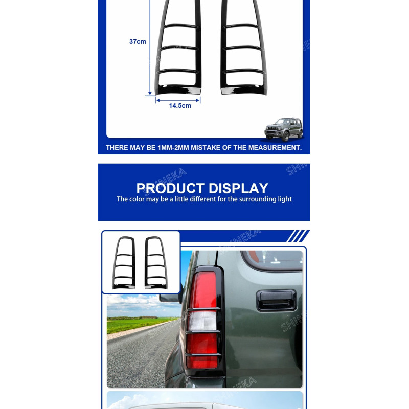 SHINEKA  γρίλιες φαναριών για Suzuki Jimny 