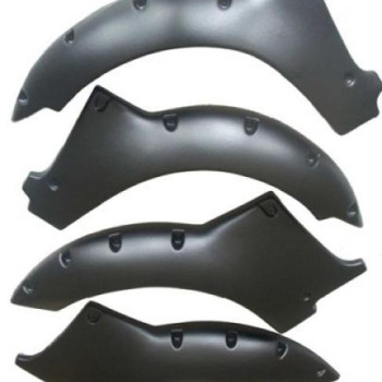 Φτερά μαύρα απο ABS για Suzuki Jimny 12cm