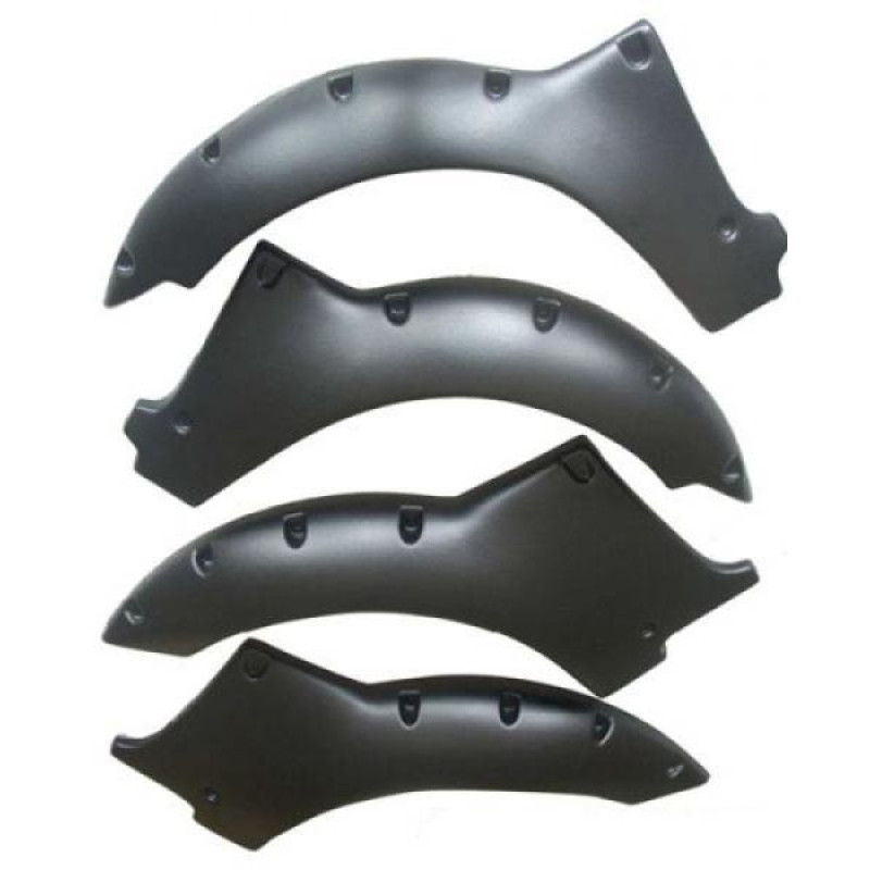 Φτερά μαύρα απο ABS για Suzuki Jimny 12cm