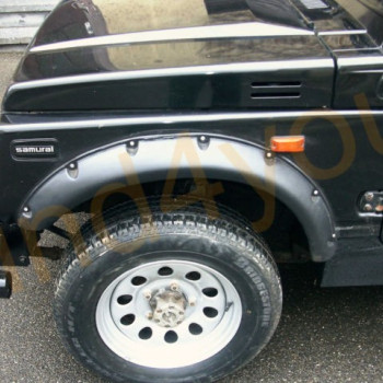 Φτερά μαύρα απο ABS για Suzuki Samurai 10cm 