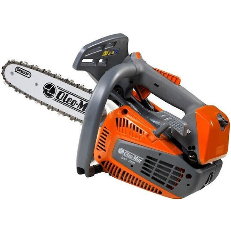 Oleo-Mac GST 250 Κλαδευτικό Αλυσοπρίονο Βενζίνης 1.3hp 2.6kg με Λάμα Carving 25cm και Easy Start