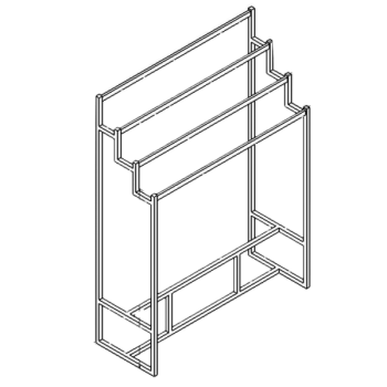 Stand 54 120x45x165 cm