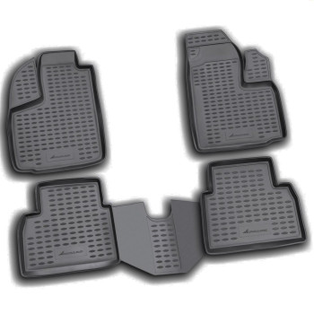 ΠΑΤΑΚΙΑ ΣΕ ΣΚΑΦΗ TPE ΛΑΣΤΙΧΟ ΓΙΑ FIAT DOBLO 11/2000-12/2009  ΣΕ ΜΑΥΡΟ ΧΡΩΜΑ NOVLINE - 4 ΤΕΜ.