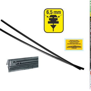 ΛΑΣΤΙΧΑ ΥΑΛΟΚΑΘΑΡΙΣΤΗΡΩΝ 61cmX6,5mm BLADE-X  ΜΕ ΕΠΙΚΑΛΥΨΗ PTFE ΧΩΡΙΣ ΛΑΜΑΚΙΑ ΣΕ ΠΛΑΣΤΙΚΗ BLISTER ΣΥΣΚΕΥΑΣΙΑ