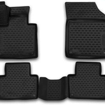 ΠΑΤΑΚΙΑ ΣΕ ΣΚΑΦΗ TPE ΛΑΣΤΙΧΟ ΓΙΑ VOLVO XC90 07/2015+  ΣΕ ΜΑΥΡΟ ΧΡΩΜΑ NOVLINE - 4 ΤΕΜ.