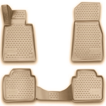 ΠΑΤΑΚΙΑ ΣΕ ΣΚΑΦΗ TPE ΛΑΣΤΙΧΟ ΓΙΑ BMW ΣΕΙΡΑ 3 F30 2012-2018  ΣΕ ΜΠΕΖ ΧΡΩΜΑ NOVLINE - 4 ΤΕΜ.