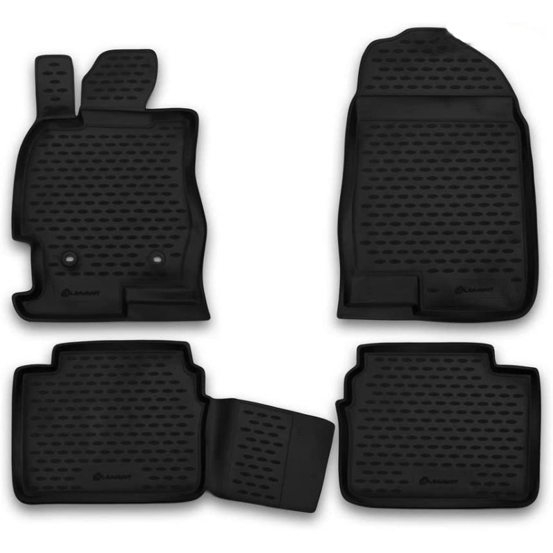 ΠΑΤΑΚΙΑ ΣΕ ΣΚΑΦΗ TPE ΛΑΣΤΙΧΟ ΓΙΑ MAZDA 6 04/2008-2013  ΣΕ ΜΑΥΡΟ ΧΡΩΜΑ NOVLINE - 4 ΤΕΜ.