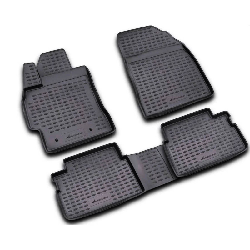 ΠΑΤΑΚΙΑ ΣΕ ΣΚΑΦΗ TPE ΛΑΣΤΙΧΟ ΓΙΑ TOYOTA AURIS 04/2007-2013  ΣΕ ΜΑΥΡΟ ΧΡΩΜΑ NOVLINE - 4 ΤΕΜ.