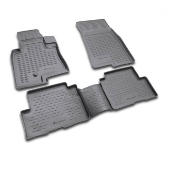 ΠΑΤΑΚΙΑ ΣΕ ΣΚΑΦΗ TPE ΛΑΣΤΙΧΟ ΓΙΑ MITSUBISHI PAJERO III 5D 1999-2006  ΣΕ ΜΑΥΡΟ ΧΡΩΜΑ NOVLINE - 4 ΤΕΜ.