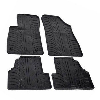 LAMPA - ΠΑΤΑΚΙΑ ΑΥΤΟΚΙΝΗΤΟΥ ΑΠΟ ΛΑΣΤΙΧΟ ΓΙΑ CHEVROLET TRAX 03/2013-2015 / OPEL MOKKA 11/2012-2016 ΣΕ ΜΑΥΡΟ ΧΡΩΜΑ ME ΚΟΥΜΠΩΜΑΤΑ - 4 ΤΕΜ.