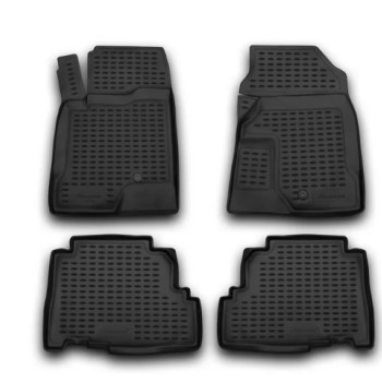 ΠΑΤΑΚΙΑ ΣΕ ΣΚΑΦΗ TPE ΛΑΣΤΙΧΟ ΓΙΑ OPEL ANTARA 11/2006-2017  ΣΕ ΜΑΥΡΟ ΧΡΩΜΑ NOVLINE - 4 ΤΕΜ.