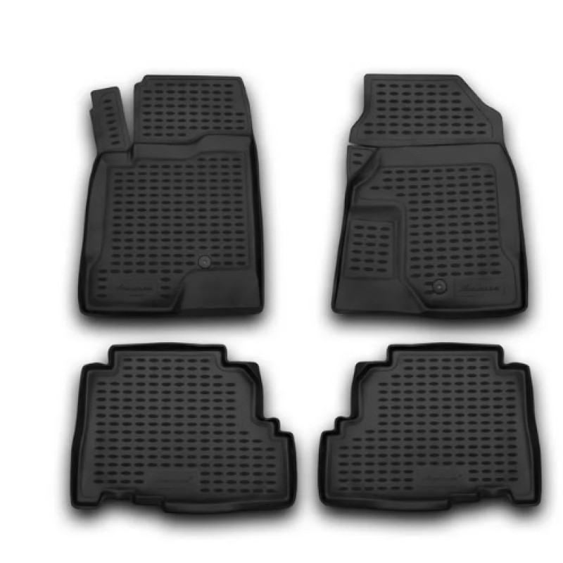 ΠΑΤΑΚΙΑ ΣΕ ΣΚΑΦΗ TPE ΛΑΣΤΙΧΟ ΓΙΑ OPEL ANTARA 11/2006-2017  ΣΕ ΜΑΥΡΟ ΧΡΩΜΑ NOVLINE - 4 ΤΕΜ.