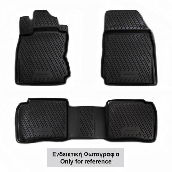 ΠΑΤΑΚΙΑ ΣΕ ΣΚΑΦΗ TPE ΛΑΣΤΙΧΟ ΓΙΑ BMW X4 F26 2014-2017 (ΜΑΥΡΟ) - 4 ΤΕΜ.