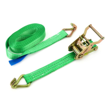 Amio - Ιμάντας Πρόσδεσης Φορτίου Αντοχή 2000kg Μήκος 6m Πλάτος 35mm με καστάνια και διπλό γάντζο για μεγαλύτερη ευελιξία και ασφαλή μεταφορά φορτίου χωρίς μετακινήσεις - 1 Τεμ. (02025/AM)