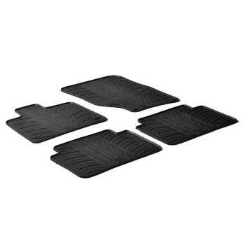 LAMPA - ΠΑΤΑΚΙΑ ΑΥΤΟΚΙΝΗΤΟΥ ΑΠΟ ΛΑΣΤΙΧΟ ΓΙΑ AUDI Q7 03/2006-05/2015 ΣΕ ΜΑΥΡΟ ΧΡΩΜΑ ME ΚΟΥΜΠΩΜΑΤΑ - 4 ΤΕΜ.