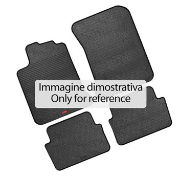 LAMPA - ΠΑΤΑΚΙΑ ΑΥΤΟΚΙΝΗΤΟΥ ΑΠΟ ΛΑΣΤΙΧΟ ΓΙΑ BMW X3 E83 01/2004-10/2010 ΣΕ ΜΑΥΡΟ ΧΡΩΜΑ ME ΚΟΥΜΠΩΜΑΤΑ - 4 ΤΕΜ.