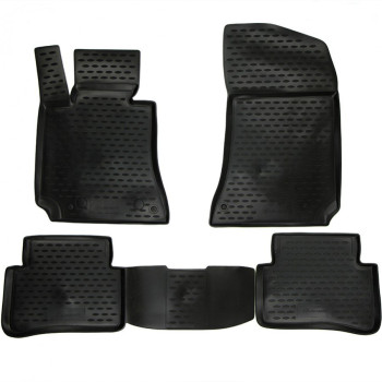 ΠΑΤΑΚΙΑ ΣΕ ΣΚΑΦΗ TPE ΛΑΣΤΙΧΟ ΓΙΑ MERCEDES E CLASS W212 03/2009-2016  ΣΕ ΜΑΥΡΟ ΧΡΩΜΑ NOVLINE - 4 ΤΕΜ.