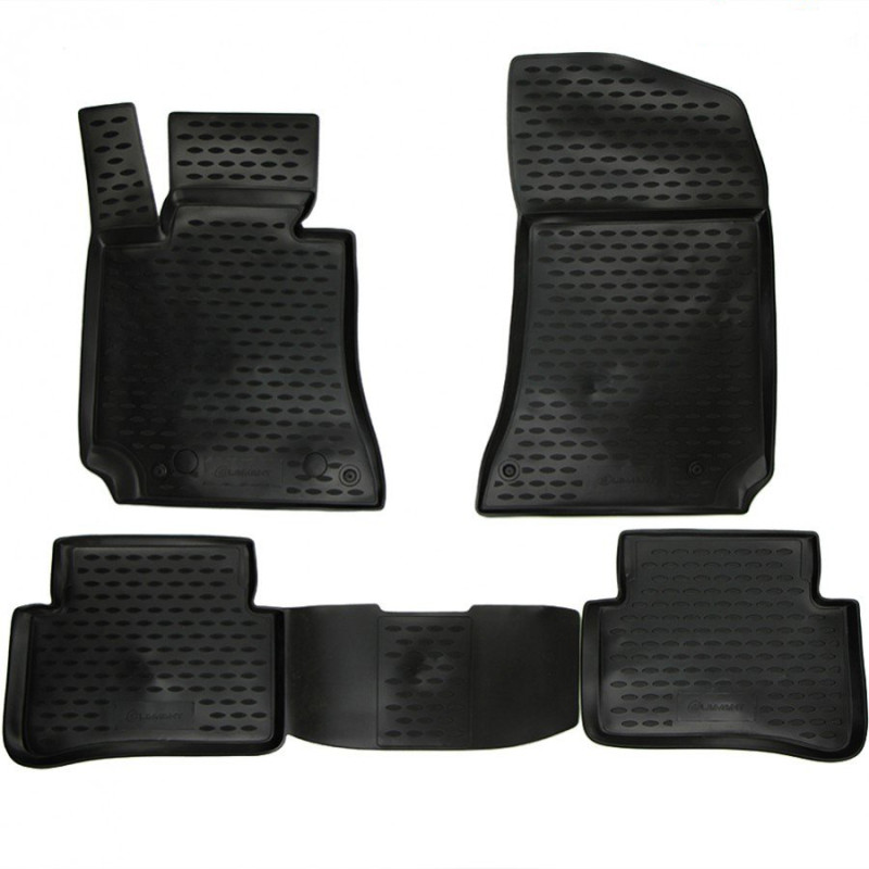 ΠΑΤΑΚΙΑ ΣΕ ΣΚΑΦΗ TPE ΛΑΣΤΙΧΟ ΓΙΑ MERCEDES E CLASS W212 03/2009-2016  ΣΕ ΜΑΥΡΟ ΧΡΩΜΑ NOVLINE - 4 ΤΕΜ.