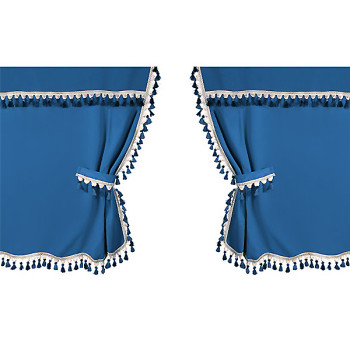 ΣΕΤ ΚΟΥΡΤΙΝΑΚΙΑ ΚΑΜΠΙΝΑΣ ΦΟΡΤΗΓΟΥ OSCURA ΜΠΛΕ - 2 ΤΕΜ