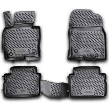 ΠΑΤΑΚΙΑ ΣΕ ΣΚΑΦΗ TPE ΛΑΣΤΙΧΟ ΓΙΑ MAZDA CX-5 2011-2016  ΣΕ ΜΑΥΡΟ ΧΡΩΜΑ NOVLINE - 4 ΤΕΜ.