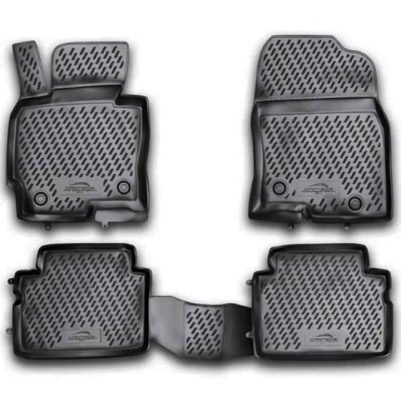 ΠΑΤΑΚΙΑ ΣΕ ΣΚΑΦΗ TPE ΛΑΣΤΙΧΟ ΓΙΑ MAZDA CX-5 2011-2016  ΣΕ ΜΑΥΡΟ ΧΡΩΜΑ NOVLINE - 4 ΤΕΜ.