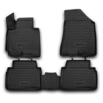 ΠΑΤΑΚΙΑ ΣΕ ΣΚΑΦΗ TPE ΛΑΣΤΙΧΟ ΓΙΑ KIA SPORTAGE 2010-2016  ΣΕ ΜΑΥΡΟ ΧΡΩΜΑ NOVLINE - 4 ΤΕΜ.