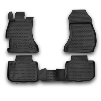 ΠΑΤΑΚΙΑ ΣΕ ΣΚΑΦΗ TPE ΛΑΣΤΙΧΟ ΓΙΑ SUBARU XV 2012-2017  ΣΕ ΜΑΥΡΟ ΧΡΩΜΑ NOVLINE - 4 ΤΕΜ.