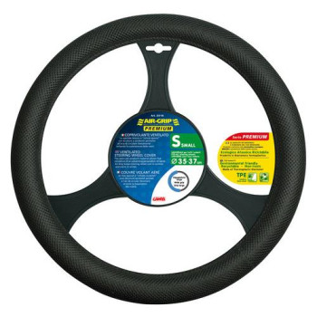 Lampa Κάλυμμα Τιμονιού Αυτοκινήτου Air-Grip Premium 35-37εκ. Άοσμο Πλεκτό Αντιιδρωτικό με αεριζόμενες κυψέλες Μαύρο - 1 τεμ (L3311.0)