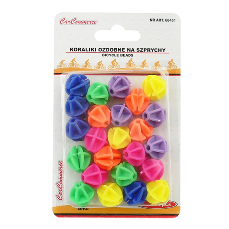 CarCommerce - ΔΙΑΚΟΣΜΗΤΙΚΕΣ ΧΑΝΤΡΕΣ ΓΙΑ ΑΚΤΙΝΕΣ ΠΟΔΗΛΑΤΟΥ ΧΡΩΜΑΤΙΣΤΕΣ 24 ΤΕΜ. (68451-CC)