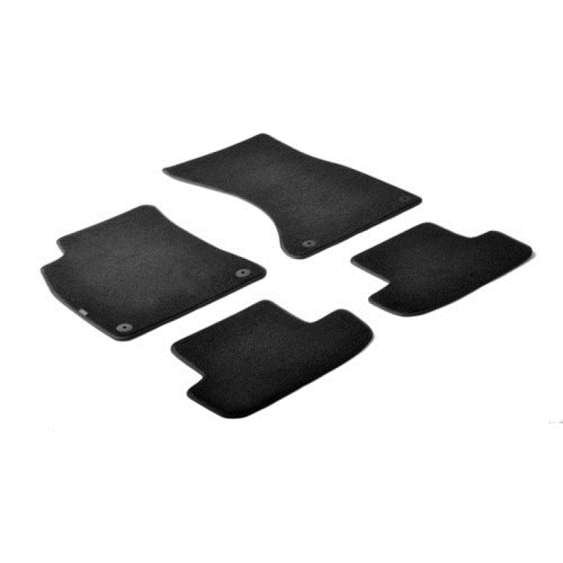 ΠΑΤΑΚΙΑ EXECUTIVE ΜΟΚΕΤΑ ΓΙΑ AUDI A5 CABRIO 03/2009-02/2017 / AUDI A5 COUPE 06/2007-08/2016 / AUDI A5 SPORTBACK 09/2009-07/2015 ΣΕ ΜΑΥΡΟ ΧΡΩΜΑ ΜΕ ΚΟΥΜΠΩΜΑΤΑ LAMPA - 4 ΤΕΜ.