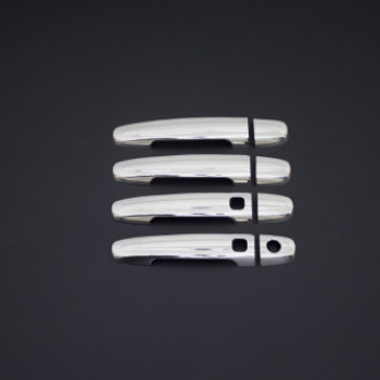 ΧΕΡΟΥΛΙΑ ΠΟΡΤΑΣ ΓΙΑ TOYOTA COROLLA HB 5D /SEDAN 07-13  ΧΡΩΜΙΟ ΜΕΤΑΛΛΙΚΑ 4ΠΟΡΤΕΣ 4ΤΕΜ (ΤΡΥΠΑ SENSOR)