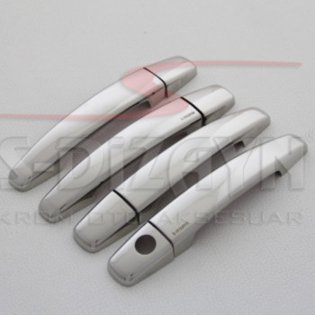 ΧΕΡΟΥΛΙΑ ΠΟΡΤΑΣ ΓΙΑ VW JETTA SEDAN 2011+  ΧΡΩΜΙΟ ΜΕΤΑΛΛΙΚΑ 4ΠΟΡΤΕΣ 4ΤΕΜ