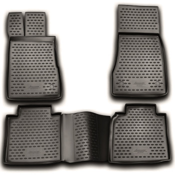 ΠΑΤΑΚΙΑ ΣΕ ΣΚΑΦΗ TPE ΛΑΣΤΙΧΟ ΓΙΑ MERCEDES S CLASS W220 10/1998-08/2005  ΣΕ ΑΝΘΡΑΚΙ ΣΚΟΥΡΟ ΓΚΡΙ ΧΡΩΜΑ NOVLINE - 4 ΤΕΜ.