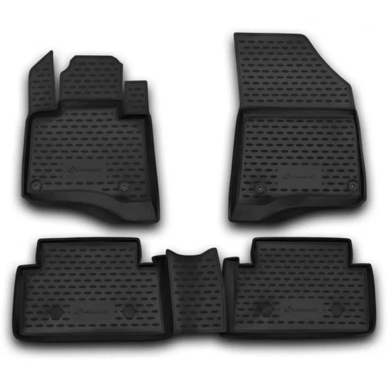 ΠΑΤΑΚΙΑ ΣΕ ΣΚΑΦΗ TPE ΛΑΣΤΙΧΟ ΓΙΑ CITROEN C5 2008-2017  ΣΕ ΜΑΥΡΟ ΧΡΩΜΑ NOVLINE - 4 ΤΕΜ.