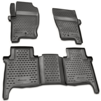 ΠΑΤΑΚΙΑ ΣΕ ΣΚΑΦΗ TPE ΛΑΣΤΙΧΟ ΓΙΑ LANDROVER RANGE ROVER SPORT 05/2005-2012  ΣΕ ΑΝΘΡΑΚΙ ΣΚΟΥΡΟ ΓΚΡΙ ΧΡΩΜΑ NOVLINE - 4 ΤΕΜ.