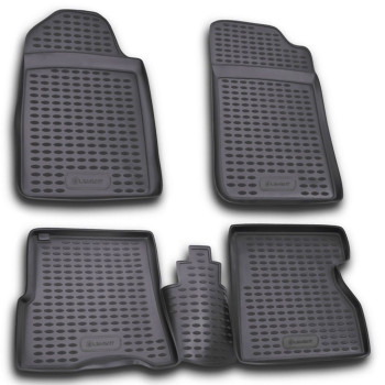 ΠΑΤΑΚΙΑ ΣΕ ΣΚΑΦΗ TPE ΛΑΣΤΙΧΟ ΓΙΑ RENAULT KANGOO 01/97-01/08  (ΑΝΘΡΑΚΙ/ΣΚΟΥΡΟ ΓΚΡΙ)