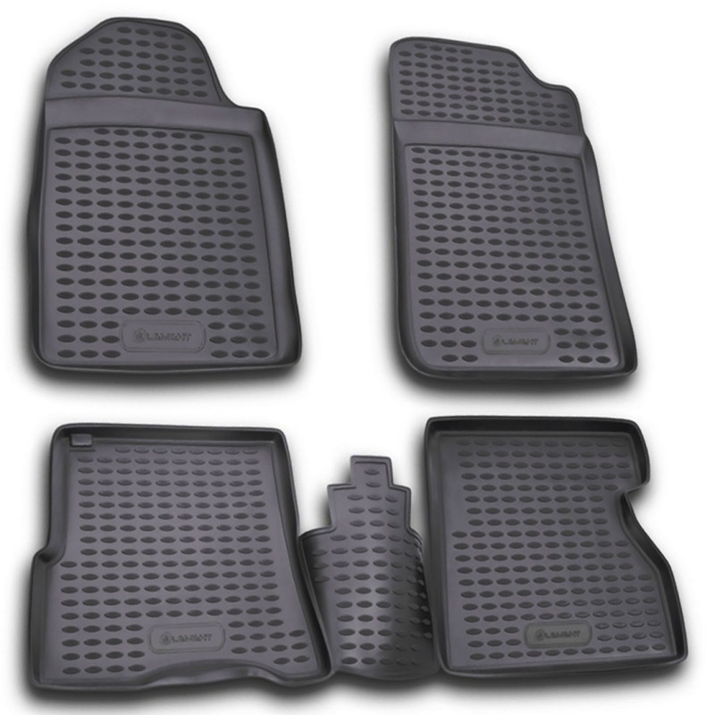 ΠΑΤΑΚΙΑ ΣΕ ΣΚΑΦΗ TPE ΛΑΣΤΙΧΟ ΓΙΑ RENAULT KANGOO 01/97-01/08  (ΑΝΘΡΑΚΙ/ΣΚΟΥΡΟ ΓΚΡΙ)