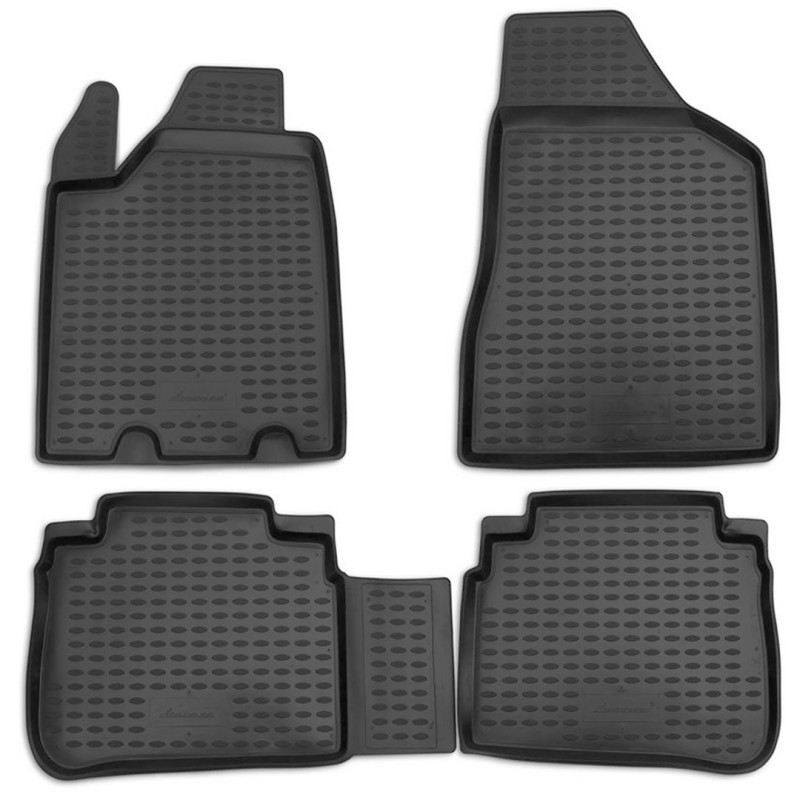 ΠΑΤΑΚΙΑ ΣΕ ΣΚΑΦΗ TPE ΛΑΣΤΙΧΟ ΓΙΑ NISSAN MURANO 2003-2007  ΣΕ ΑΝΘΡΑΚΙ ΣΚΟΥΡΟ ΓΚΡΙ ΧΡΩΜΑ NOVLINE - 4 ΤΕΜ.