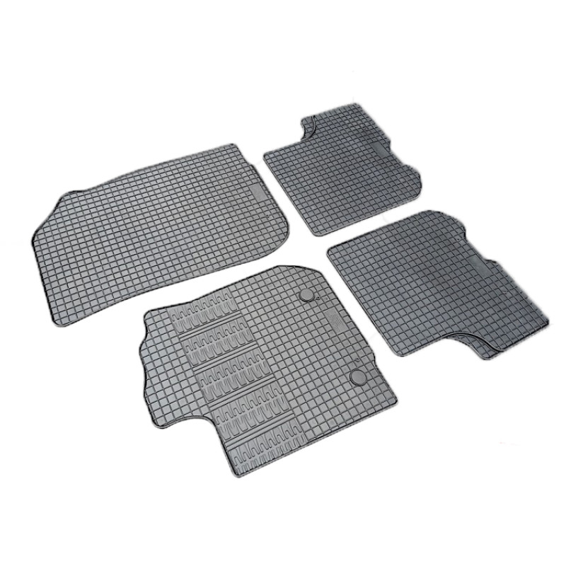 Cik - ΠΑΤΑΚΙΑ ΑΥΤΟΚΙΝΗΤΟΥ ΑΠΟ ΛΑΣΤΙΧΟ ΓΙΑ DACIA LOGAN 2012+ / DACIA SANDERO 2012-2020 / DACIA SANDERO STEPWAY 2012-2020 ΣΕ ΜΑΥΡΟ ΧΡΩΜΑ ΜΕ ΚΟΥΜΠΩΜΑΤΑ - 4 ΤΕΜ. (RM.DAC.0001/CK)