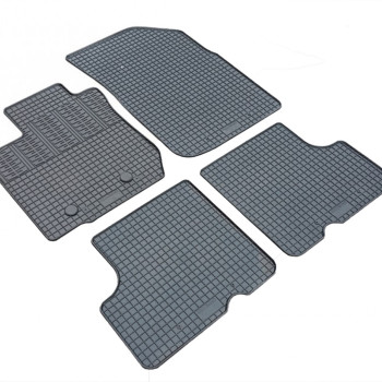 Cik - ΠΑΤΑΚΙΑ ΑΥΤΟΚΙΝΗΤΟΥ ΑΠΟ ΛΑΣΤΙΧΟ ΓΙΑ DACIA DUSTER 2X4 2010-2018 ΣΕ ΜΑΥΡΟ ΧΡΩΜΑ ΜΕ ΚΟΥΜΠΩΜΑΤΑ - 4 ΤΕΜ. (RM.DAC.0004/CK)