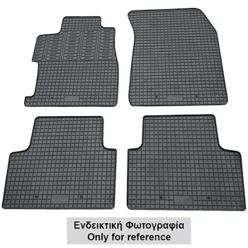 Cik - ΠΑΤΑΚΙΑ ΑΥΤΟΚΙΝΗΤΟΥ ΑΠΟ ΛΑΣΤΙΧΟ ΓΙΑ FORD C-MAX 2013-2015 ΣΕ ΜΑΥΡΟ ΧΡΩΜΑ ΜΕ ΚΟΥΜΠΩΜΑΤΑ - 4 ΤΕΜ. (RM.FO.0007/CK)