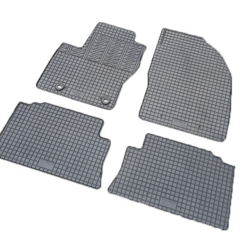 Cik - ΠΑΤΑΚΙΑ ΑΥΤΟΚΙΝΗΤΟΥ ΑΠΟ ΛΑΣΤΙΧΟ ΓΙΑ FORD KUGA 2008-2013 ΣΕ ΜΑΥΡΟ ΧΡΩΜΑ ΜΕ ΚΟΥΜΠΩΜΑΤΑ - 4 ΤΕΜ. (RM.FO.0008/CK)