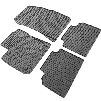 Cik - ΠΑΤΑΚΙΑ ΑΥΤΟΚΙΝΗΤΟΥ ΑΠΟ ΛΑΣΤΙΧΟ ΓΙΑ FORD COURIER TOURNEO 5ΘΕΣΙΟ 2014+ ΣΕ ΜΑΥΡΟ ΧΡΩΜΑ ΜΕ ΚΟΥΜΠΩΜΑΤΑ - 4 ΤΕΜ. (RM.FO.0015/CK)