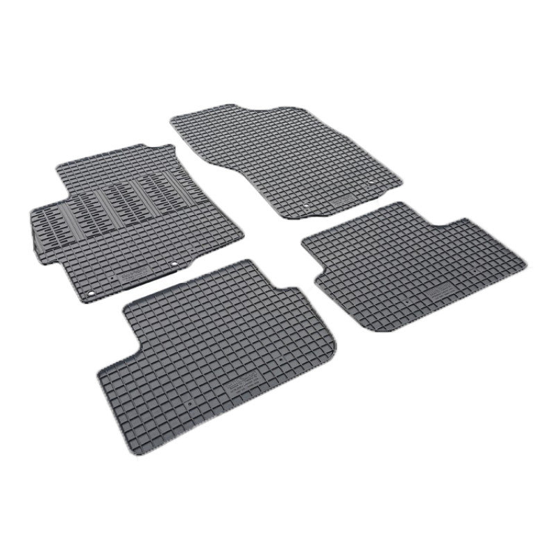 Cik - ΠΑΤΑΚΙΑ ΑΥΤΟΚΙΝΗΤΟΥ ΑΠΟ ΛΑΣΤΙΧΟ ΓΙΑ MITSUBISHI LANCER 2008-2017 ΣΕ ΜΑΥΡΟ ΧΡΩΜΑ ΜΕ ΚΟΥΜΠΩΜΑΤΑ - 4 ΤΕΜ. (RM.MI.0004/CK)