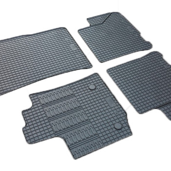 Cik - ΠΑΤΑΚΙΑ ΑΥΤΟΚΙΝΗΤΟΥ ΑΠΟ ΛΑΣΤΙΧΟ ΓΙΑ DACIA DOKKER 2012-2021 / DACIA LODGY 2012+ ΣΕ ΜΑΥΡΟ ΧΡΩΜΑ ΜΕ ΚΟΥΜΠΩΜΑΤΑ - 4 ΤΕΜ. (RM.DAC.0002/CK)