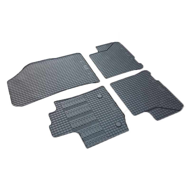 Cik - ΠΑΤΑΚΙΑ ΑΥΤΟΚΙΝΗΤΟΥ ΑΠΟ ΛΑΣΤΙΧΟ ΓΙΑ DACIA DOKKER 2012-2021 / DACIA LODGY 2012+ ΣΕ ΜΑΥΡΟ ΧΡΩΜΑ ΜΕ ΚΟΥΜΠΩΜΑΤΑ - 4 ΤΕΜ. (RM.DAC.0002/CK)