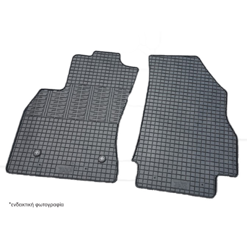 Cik - ΠΑΤΑΚΙΑ ΑΥΤΟΚΙΝΗΤΟΥ ΑΠΟ ΛΑΣΤΙΧΟ ΓΙΑ DACIA DOKKER FURGON 2ΘΕΣΙΟ 2012-2021 ΣΕ ΜΑΥΡΟ ΧΡΩΜΑ ΜΕ ΚΟΥΜΠΩΜΑΤΑ - 2 ΤΕΜ. (RM.DAC.0003/CK)