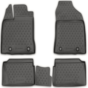 ΠΑΤΑΚΙΑ ΣΕ ΣΚΑΦΗ TPE ΛΑΣΤΙΧΟ ΓΙΑ LEXUS CT200h 2011+  ΣΕ ΑΝΘΡΑΚΙ ΣΚΟΥΡΟ ΓΚΡΙ ΧΡΩΜΑ NOVLINE - 4 ΤΕΜ.