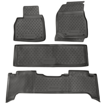 ΠΑΤΑΚΙΑ ΣΕ ΣΚΑΦΗ TPE ΛΑΣΤΙΧΟ ΓΙΑ LEXUS LX 470 1998-2007  ΣΕ ΑΝΘΡΑΚΙ ΣΚΟΥΡΟ ΓΚΡΙ ΧΡΩΜΑ NOVLINE - 4 ΤΕΜ.