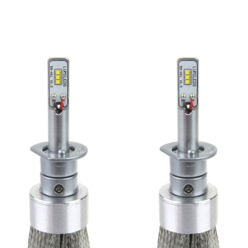 Amio - Σετ Λαμπτήρων Αυτοκινήτου και Φορτηγού RS+ SLIM SERIES τεχνολογίας LED τύπου H1 βάση P14.5s τάση λειτουργίας 12-36V απόδοσης 50W χρώμα 6000K για Επιβατικά Αυτοκίνητα και Φορτηγά - 2 τεμ. (01081/AM)